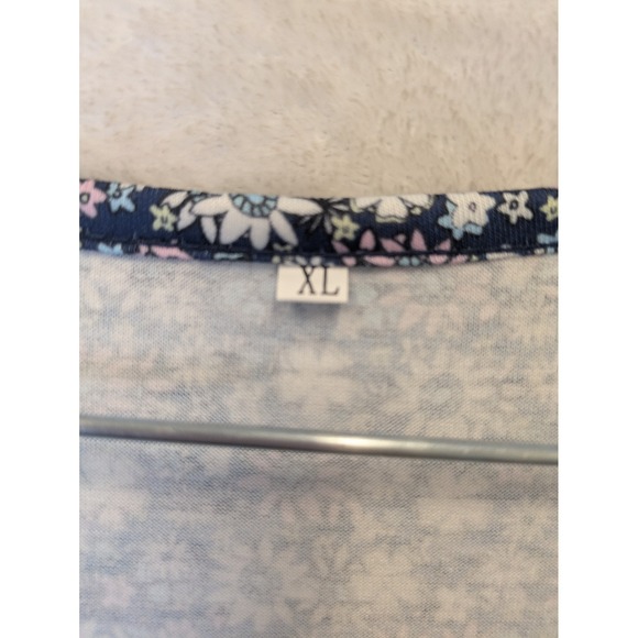 Women's Size XL Floral Print Maxi Dress Boho Festival Casual - Picture 5 of 8